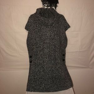 Sweater turtleneck Poncho